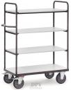 091.9200 - 4-shelf trolley ESD loading bed 850 x 500 mm